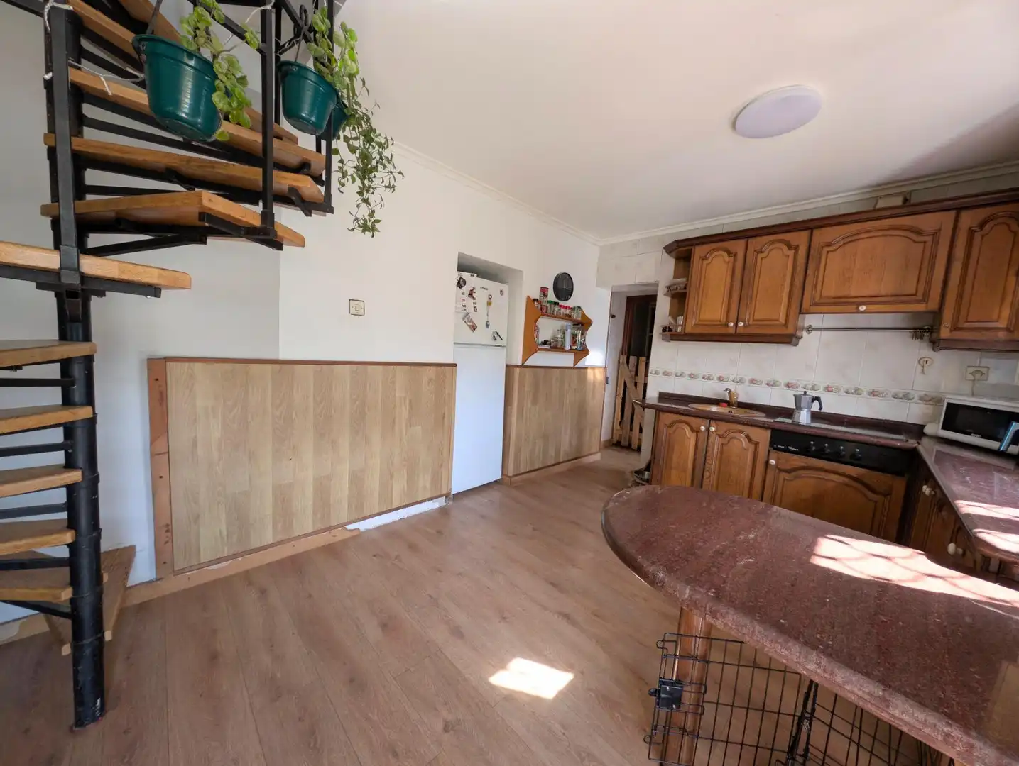Cocina de Casa o chalet en venta en Mieres (Asturias) con Calefacción, Jardín privado y Terraza
