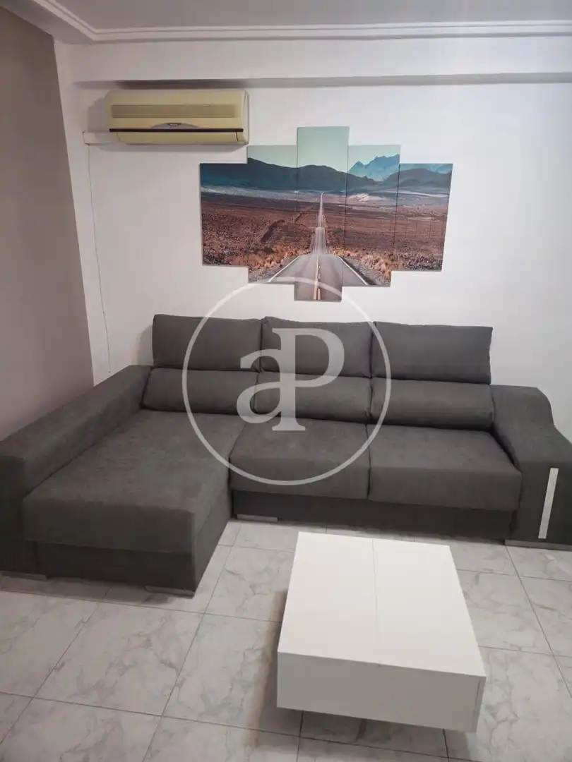 Sala d'estar de Pis de lloguer en Valencia amb Aire condicionat, Calefacció i Moblat
