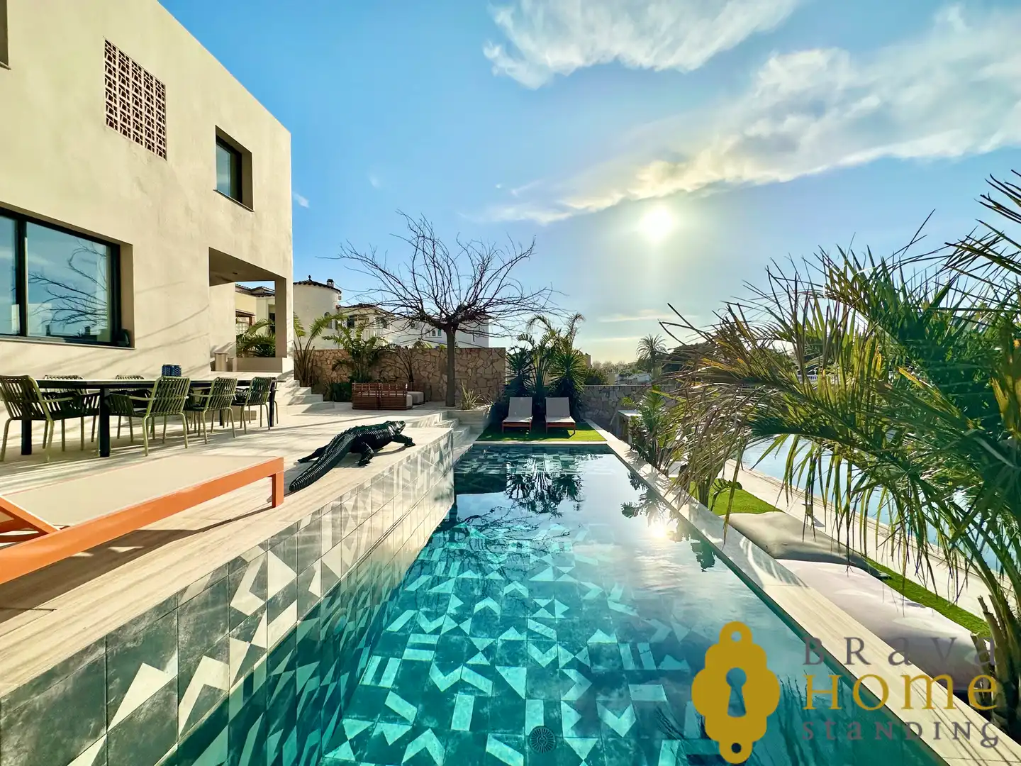 Piscina de Casa o chalet en venta en Empuriabrava con Aire acondicionado, Jardín privado y Terraza