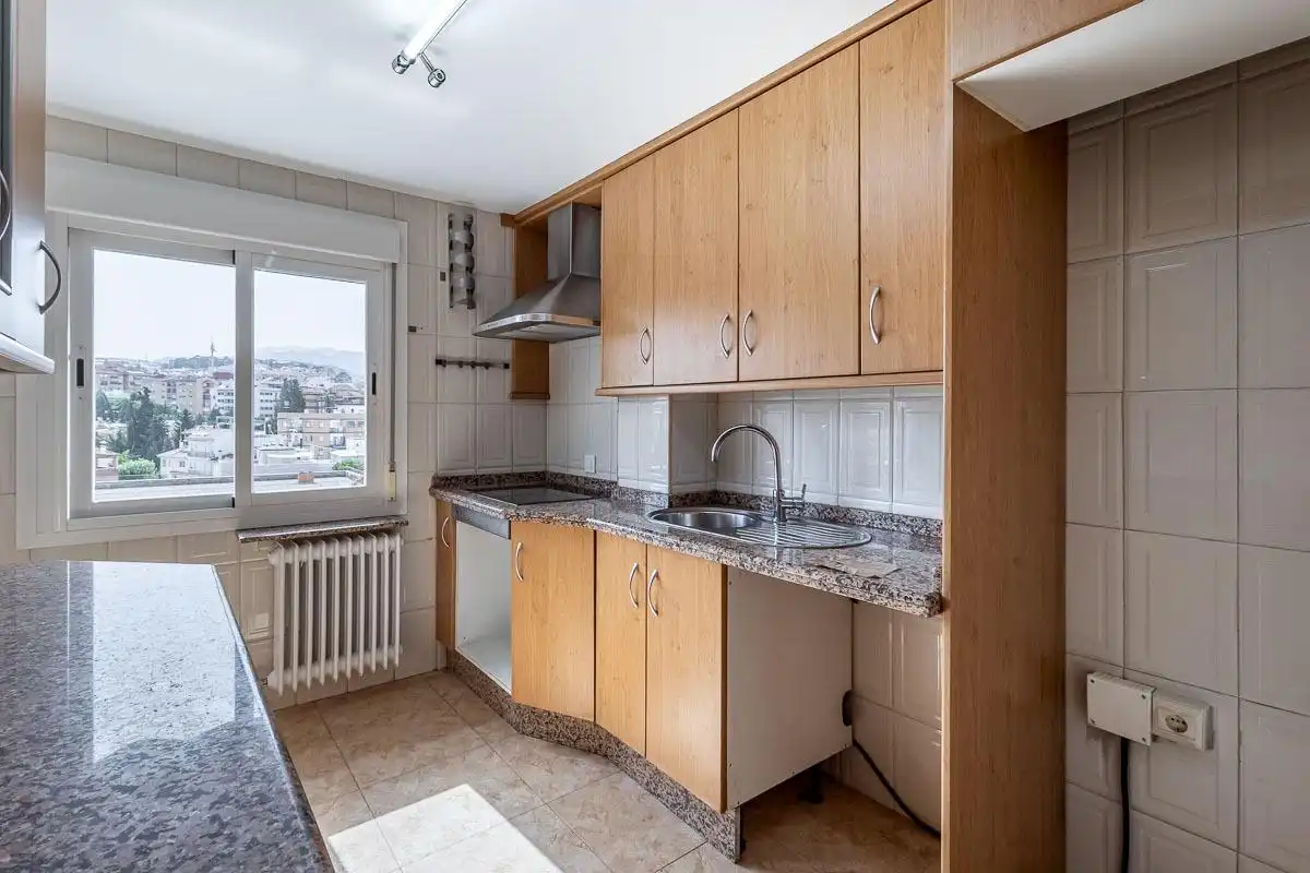 Kitchen of Flat for rent in Granada  with Balcony and Community pool