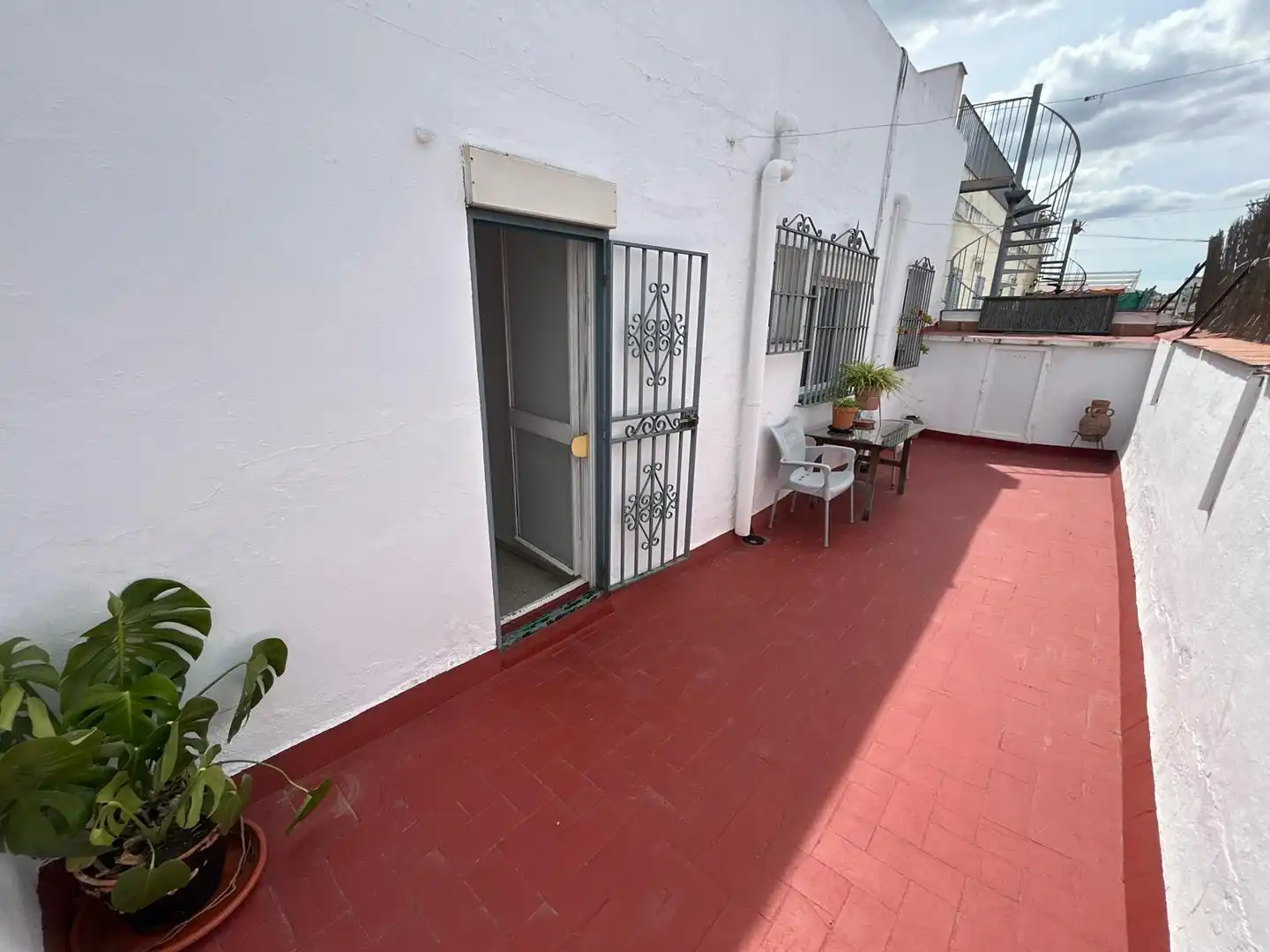 Terrace of Attic for rent in Sevilla  with Air Conditioner, Heating and Terrace
