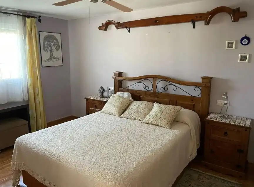 Bedroom of Houses for sale in Mengabril  with Private garden, Parquet flooring and Terrace