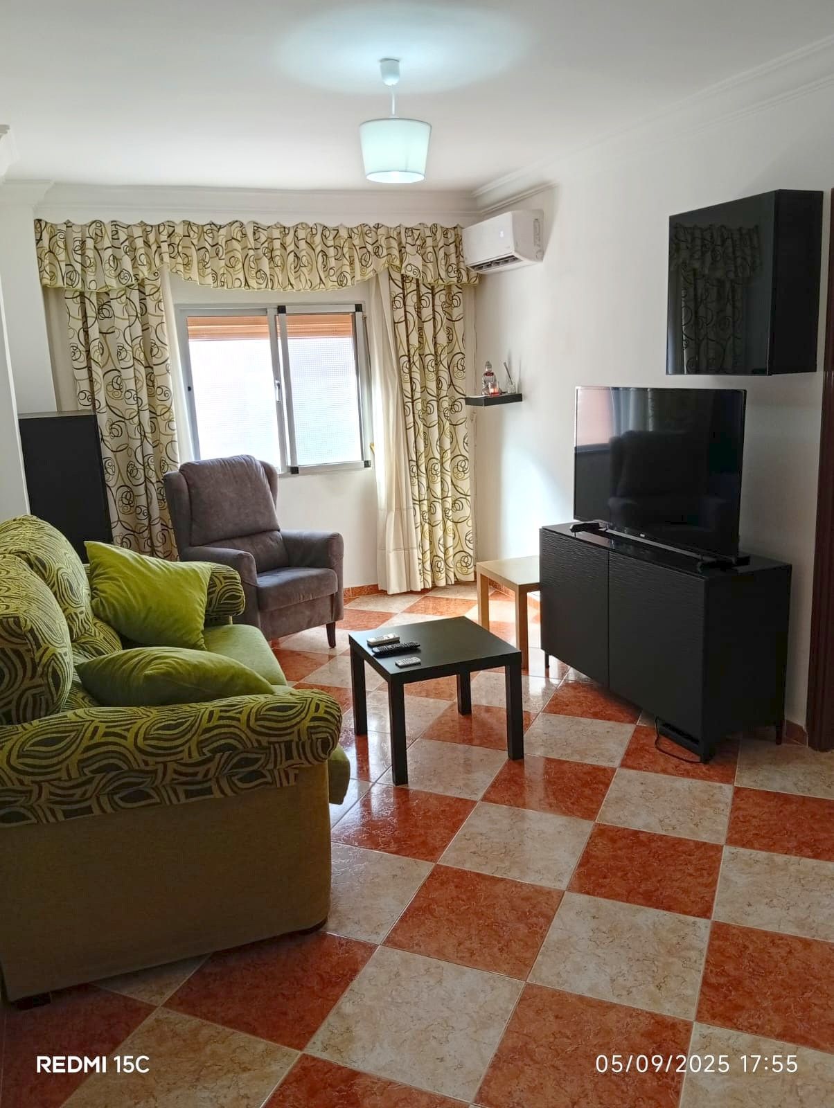 Living room of Flat for sale in Málaga Capital  with Air Conditioner and Terrace