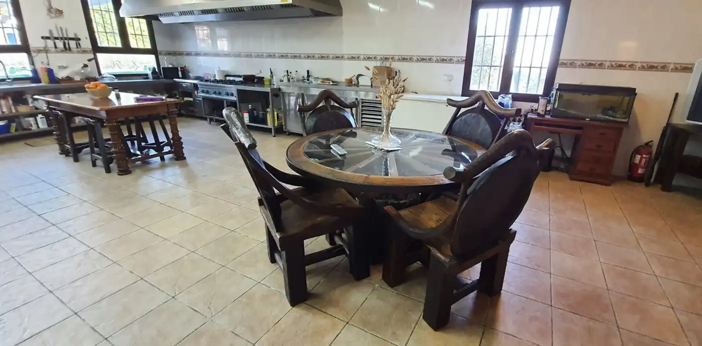 Comedor de Casa o chalet en venta en San Roque con Jardín privado, Terraza y Piscina