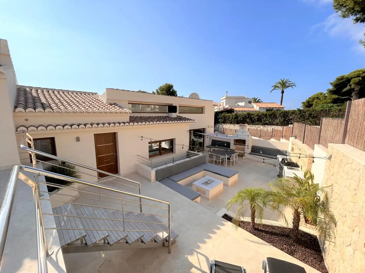 Terraza de Casa o chalet en venta en Jávea / Xàbia con Aire acondicionado, Calefacción y Jardín privado