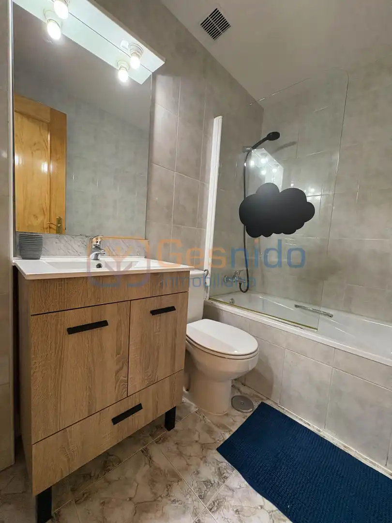 Baño de Piso de alquiler en Segovia con Calefacción, Parquet y Terraza