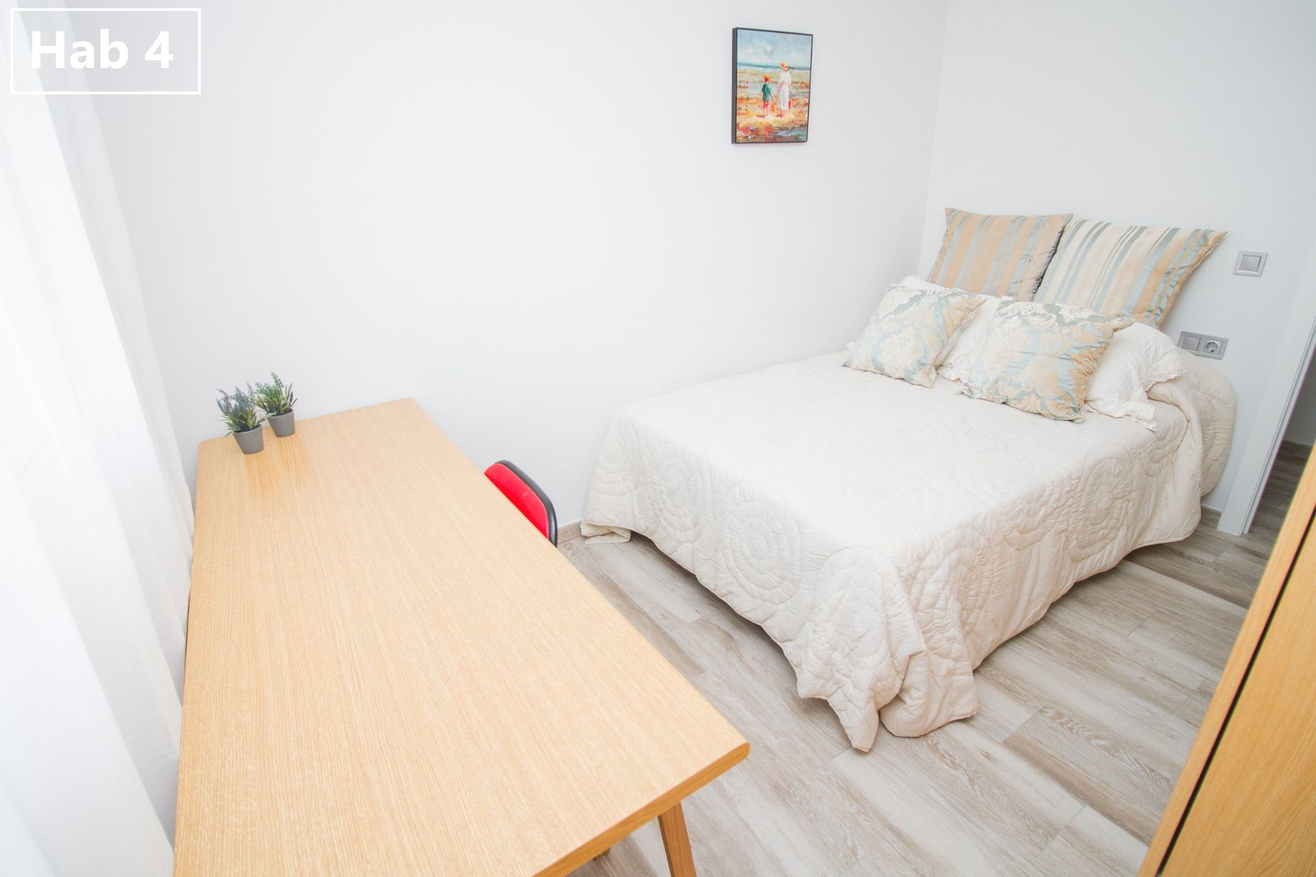 Habitación de Piso para compartir en Málaga Capital con Aire acondicionado, Calefacción y Amueblado