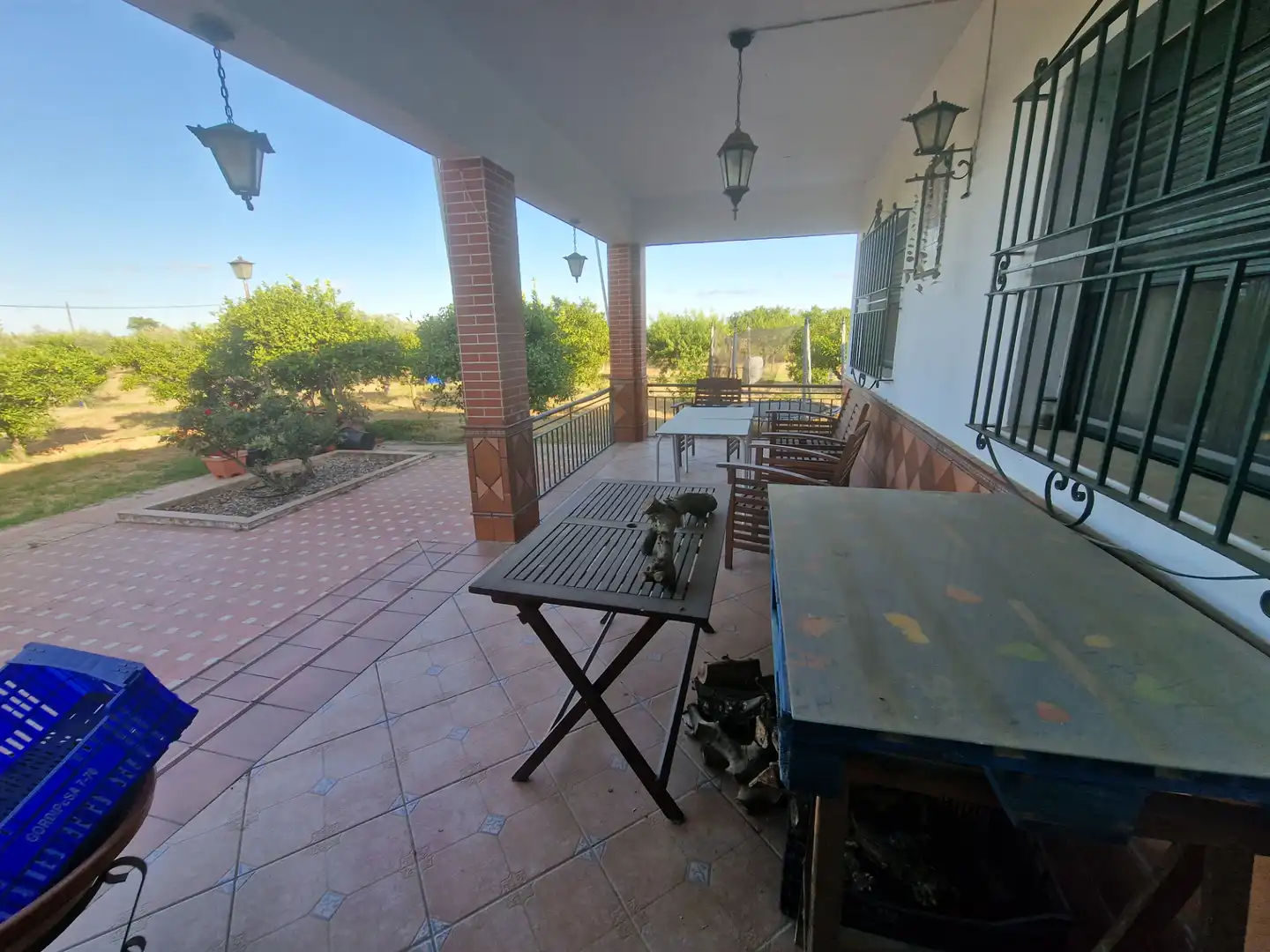 Terrace of Country homes for sale in Umbrete  with Air Conditioner, Heating and Private garden