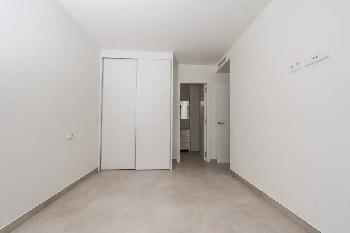 Schlafzimmer von Wohnung zum Verkauf in Jávea / Xàbia mit Klimaanlage, Privatgarten und Abstellraum