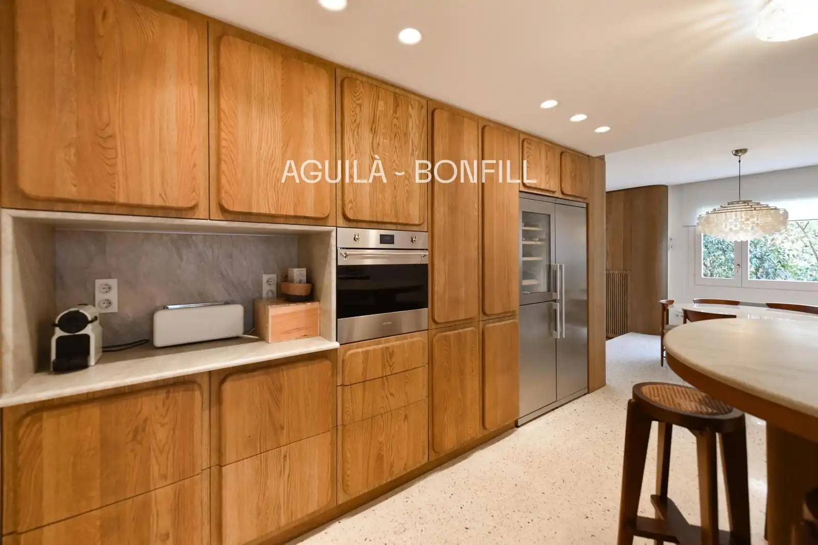 Kitchen of Flat for sale in Barcelona  with Air Conditioner, Heating and Parquet flooring