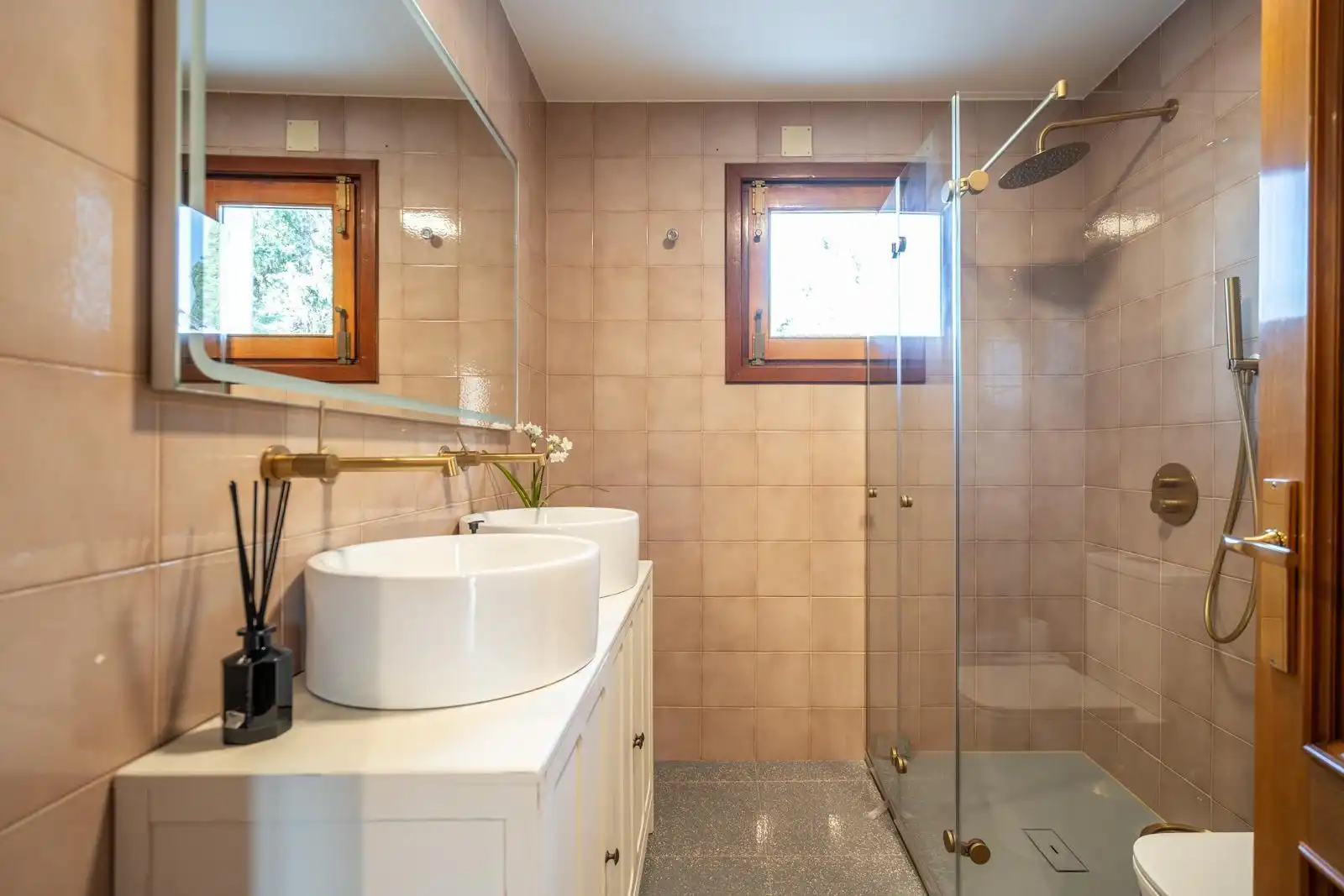 Baño de Casa o chalet en venta en Las Rozas de Madrid con Aire acondicionado, Calefacción y Jardín privado