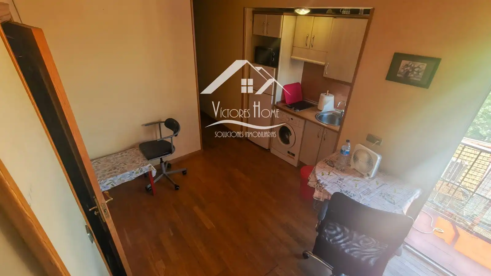 Kitchen of Flat for sale in Madrid  with Terrace and Furnished