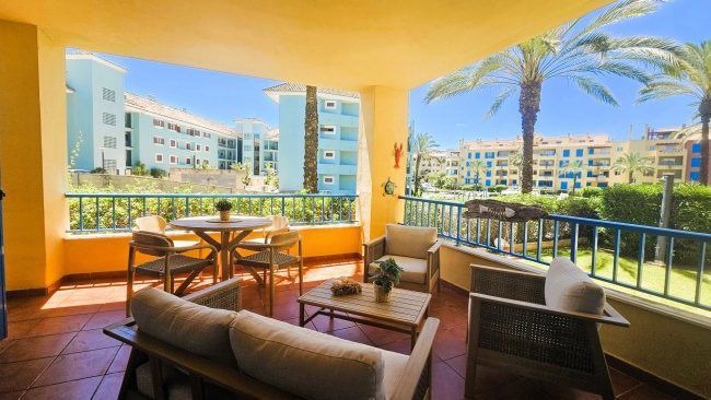 Terrace of Apartment to rent in Sotogrande  with Air Conditioner, Heating and Terrace