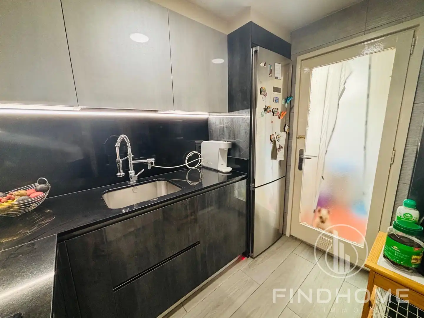 Kitchen of Flat for sale in Olot  with Air Conditioner and Heating