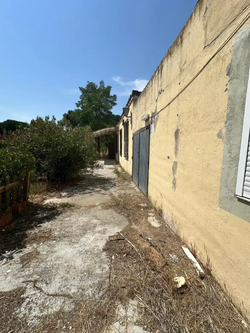 Vista exterior de Finca rústica en venda en Traspinedo amb Jardí privat i Piscina