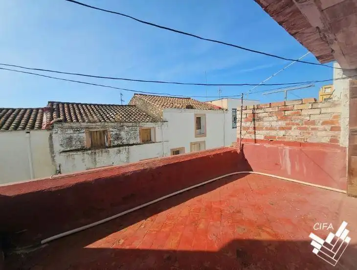 Vista exterior de Casa o xalet en venda en Alcanar amb Traster, Moblat i Balcó
