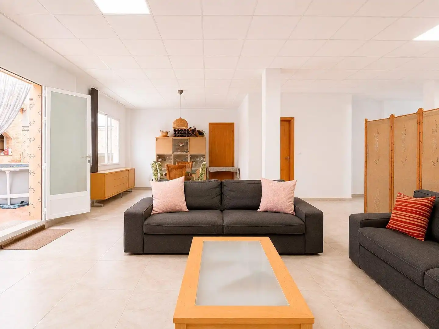Sala d'estar de Casa o xalet en venda en Puçol amb Aire condicionat, Terrassa i Balcó