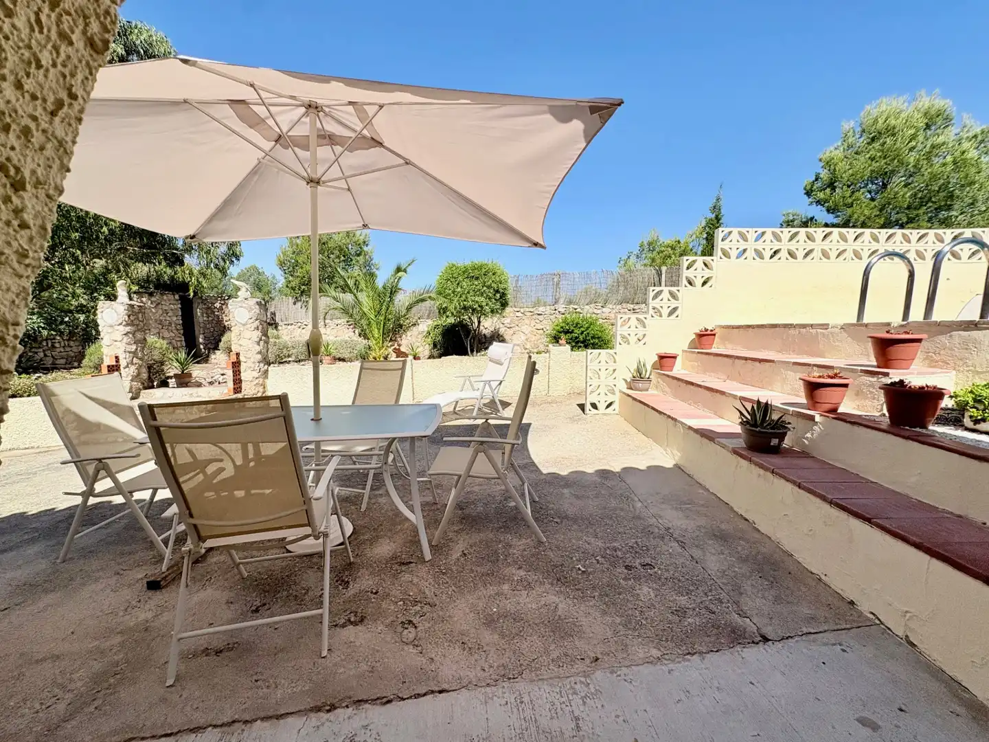 Terrassa de Casa o xalet en venda en Cheste amb Aire condicionat, Calefacció i Jardí privat