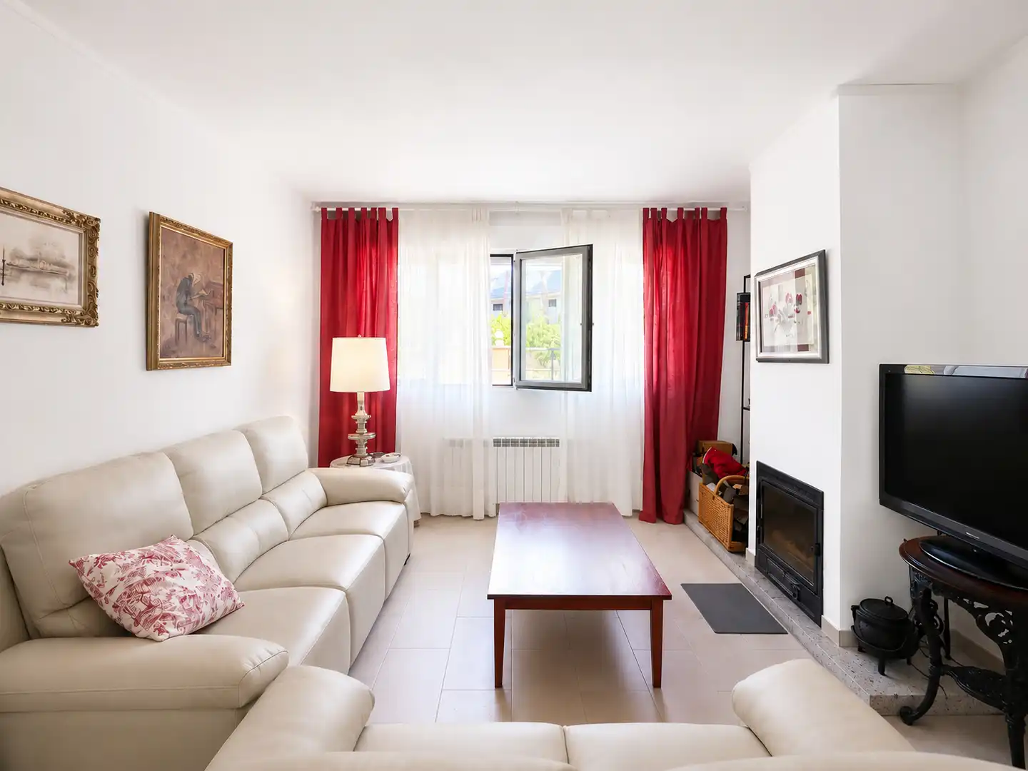 Living room of Houses for rent in Hoyo de Manzanares  with Private garden, Swimming Pool and Furnished