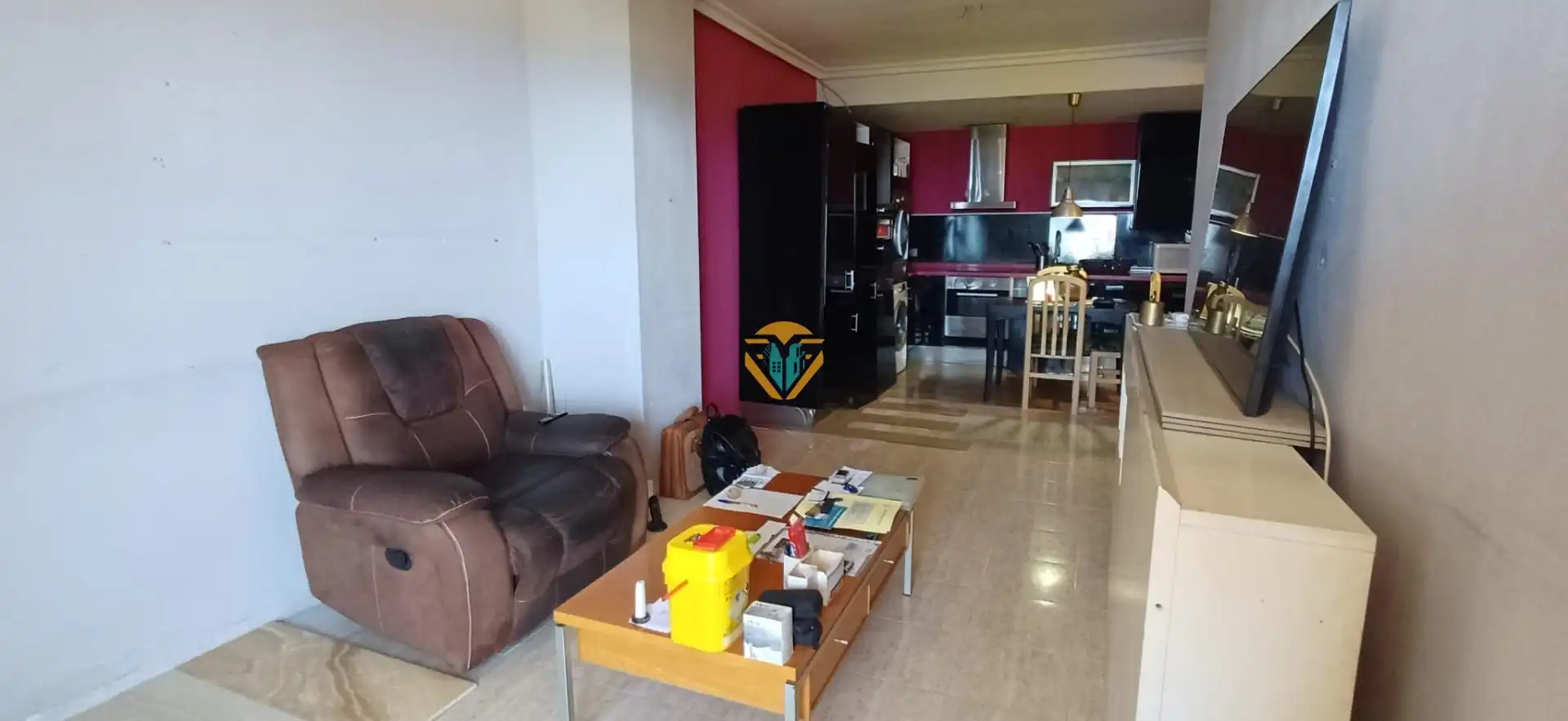 Sala de estar de Apartamento en venta en Villajoyosa / La Vila Joiosa con Aire acondicionado, Calefacción y Jardín privado