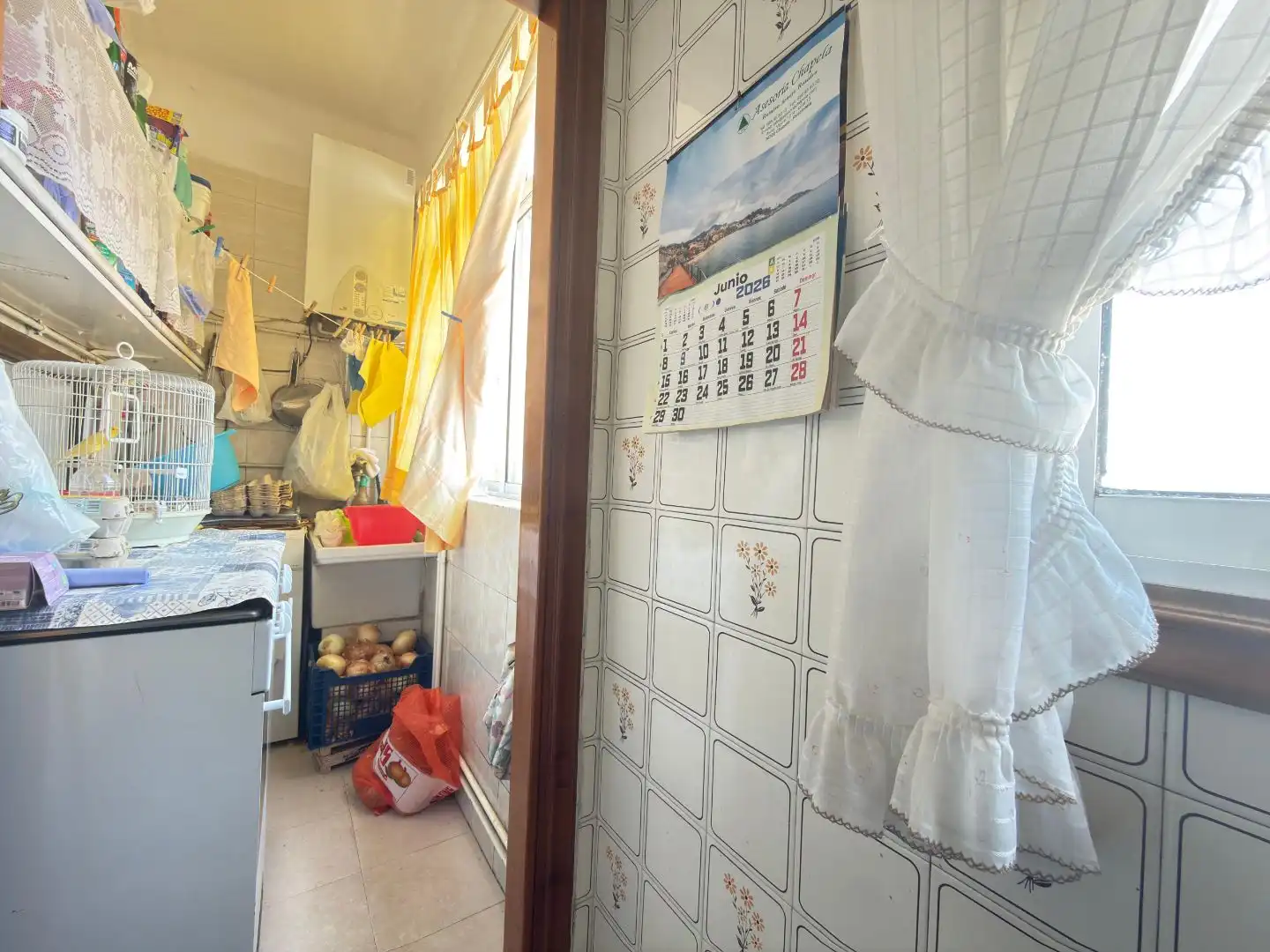 Kitchen of Flat for sale in Redondela  with Heating, Furnished and Balcony