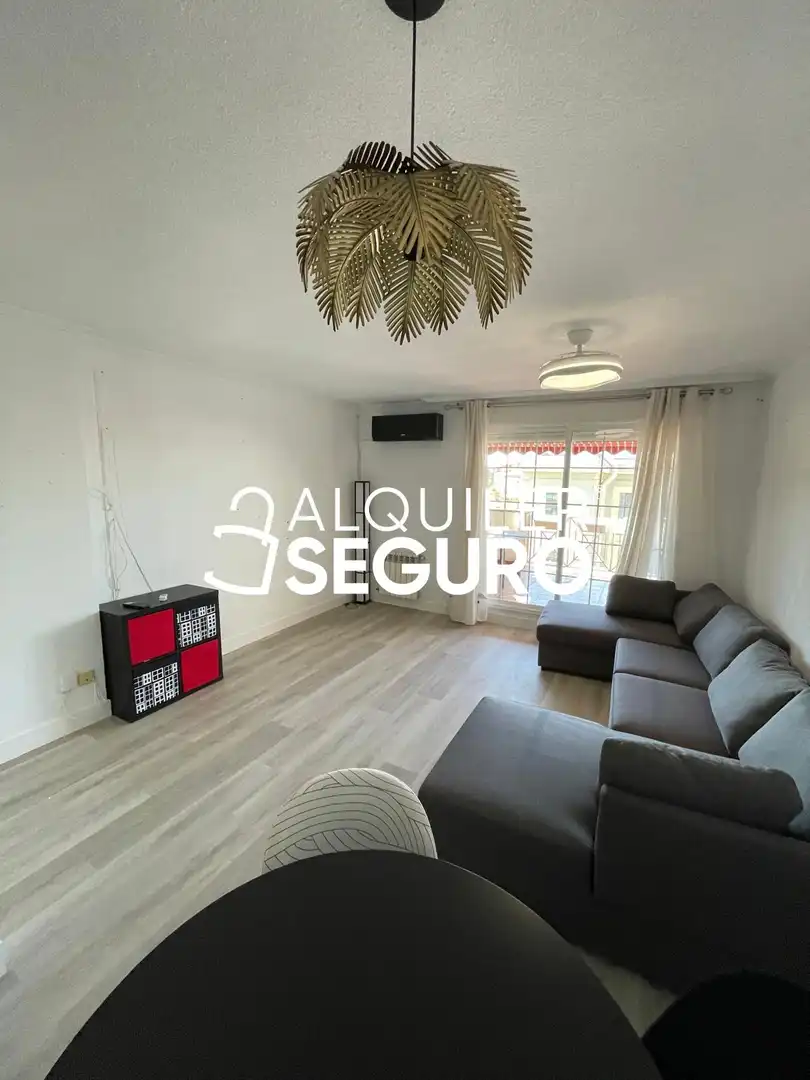 Sala d'estar de Pis de lloguer en Madrid amb Aire condicionat, Calefacció i Terrassa
