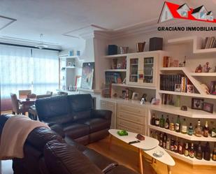 Living room of Single-family semi-detached for sale in  Albacete Capital  with Air Conditioner and Terrace