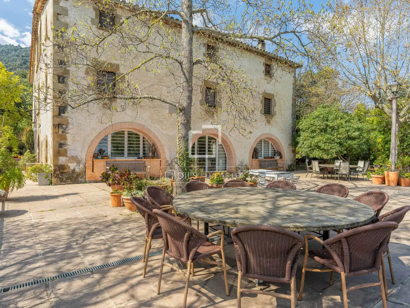 Terrace of Country homes for sale in Anglès  with Air Conditioner, Private garden and Terrace