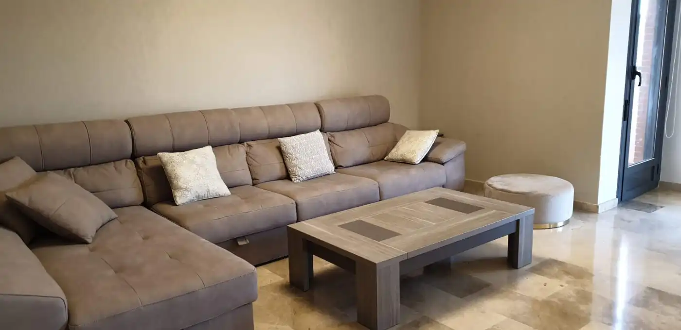 Living room of Flat for rent in Alicante / Alacant  with Air Conditioner, Terrace and Furnished