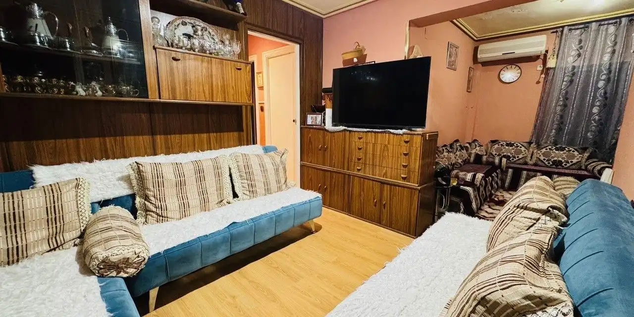 Living room of Flat for sale in Fuenlabrada  with Heating, Terrace and Storage room