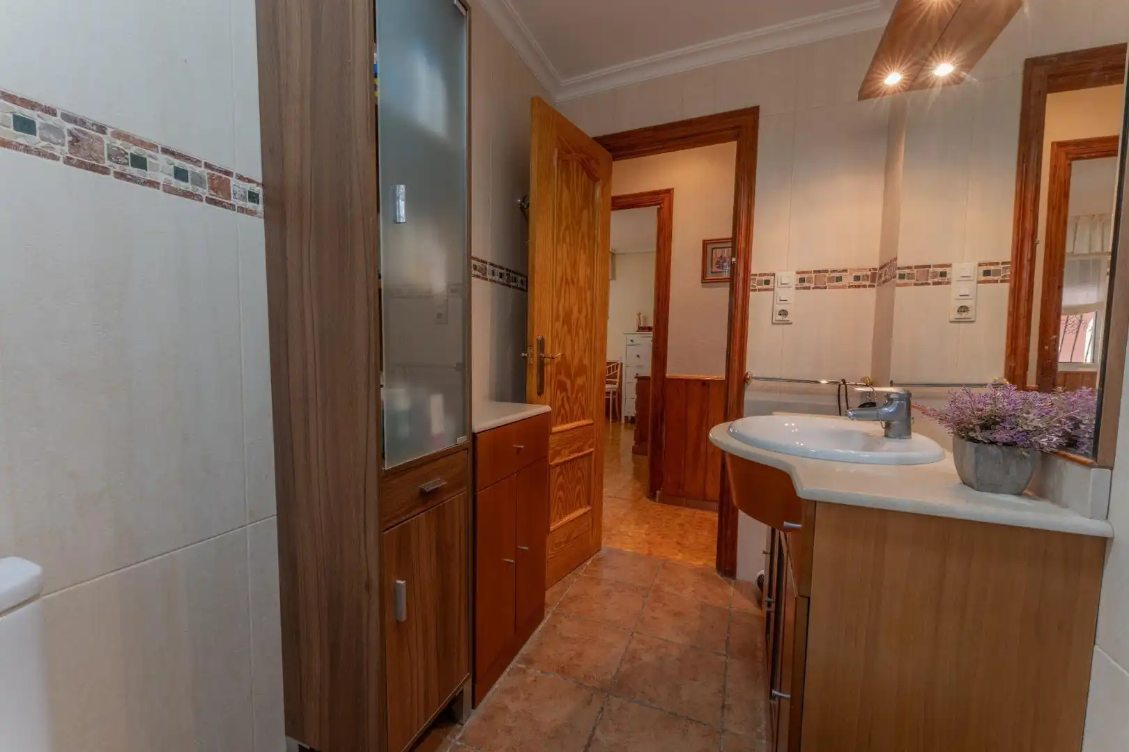 Baño de Casa o chalet en venta en Elche / Elx con Jardín privado, Terraza y Piscina