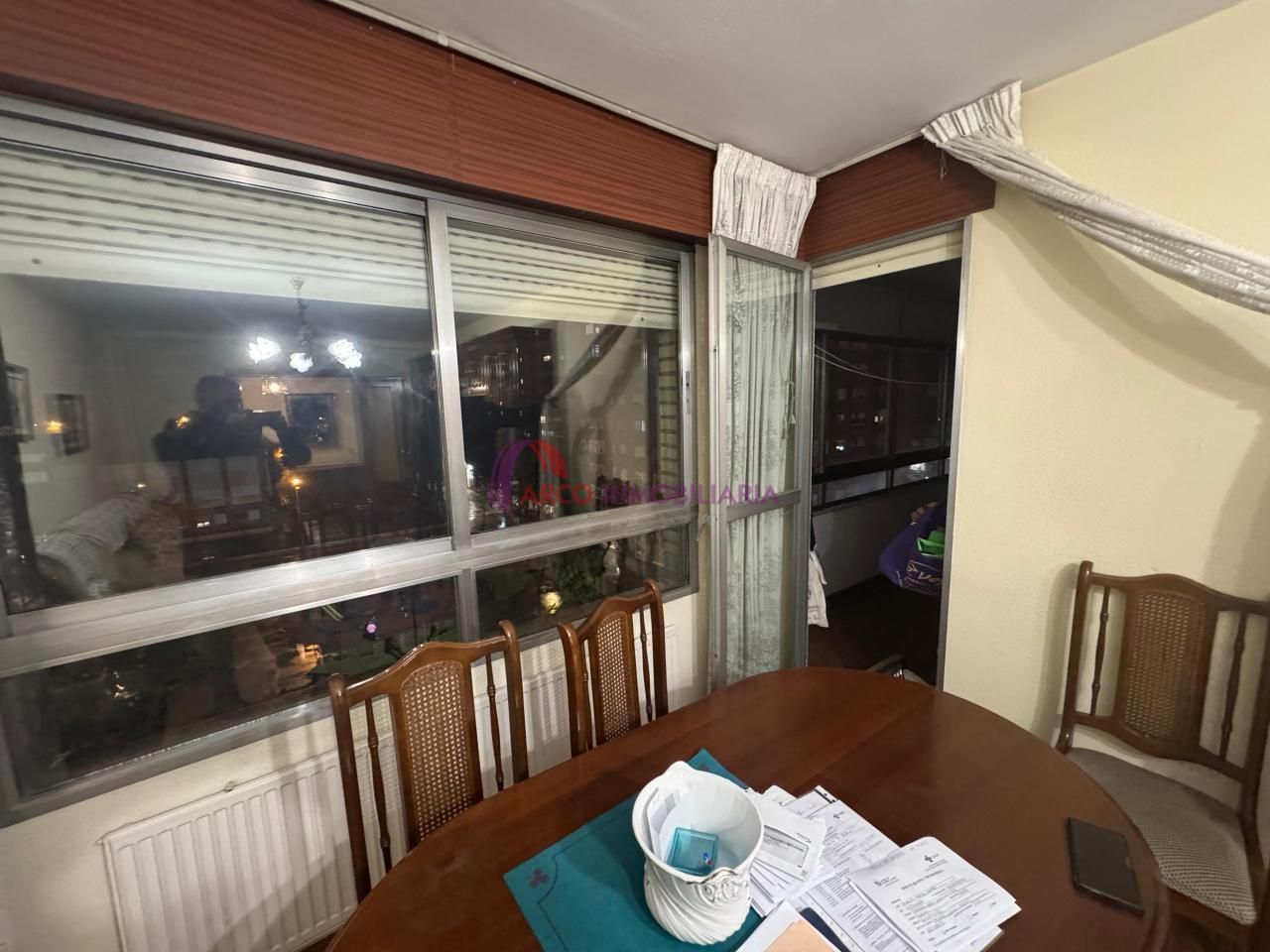 Menjador de Pis en venda en Burgos Capital amb Calefacció, Terrassa i Moblat