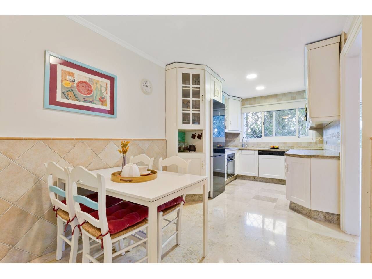 Kitchen of Flat for sale in Marbella  with Terrace, Furnished and Alarm