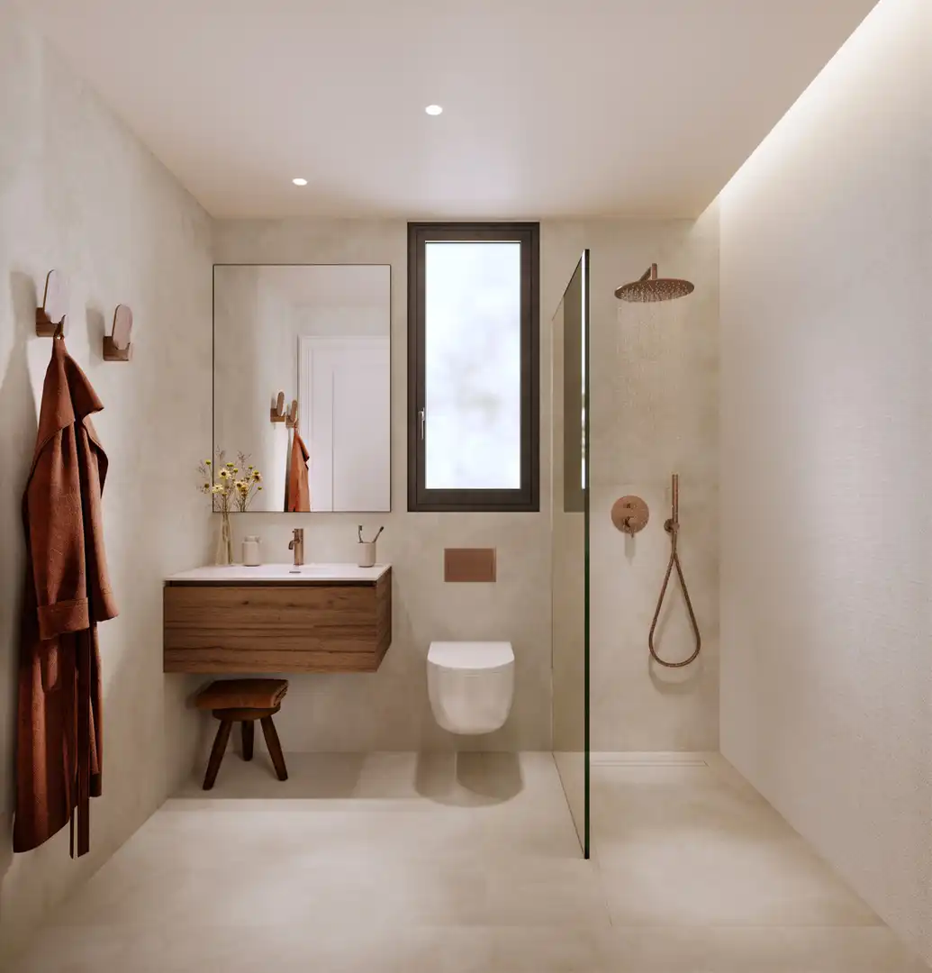Baño de Casa adosada en venta en Málaga