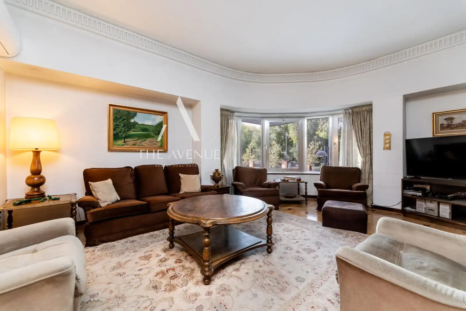 Living room of Flat for sale in  Madrid Capital  with Air Conditioner