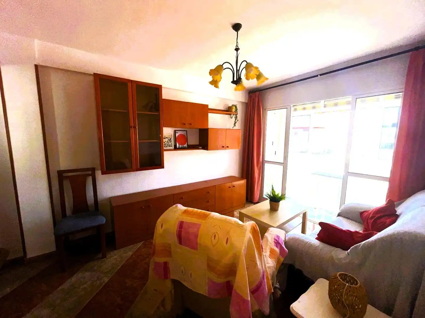 Sala de estar de Piso de alquiler en Málaga con Aire acondicionado, Calefacción y Terraza