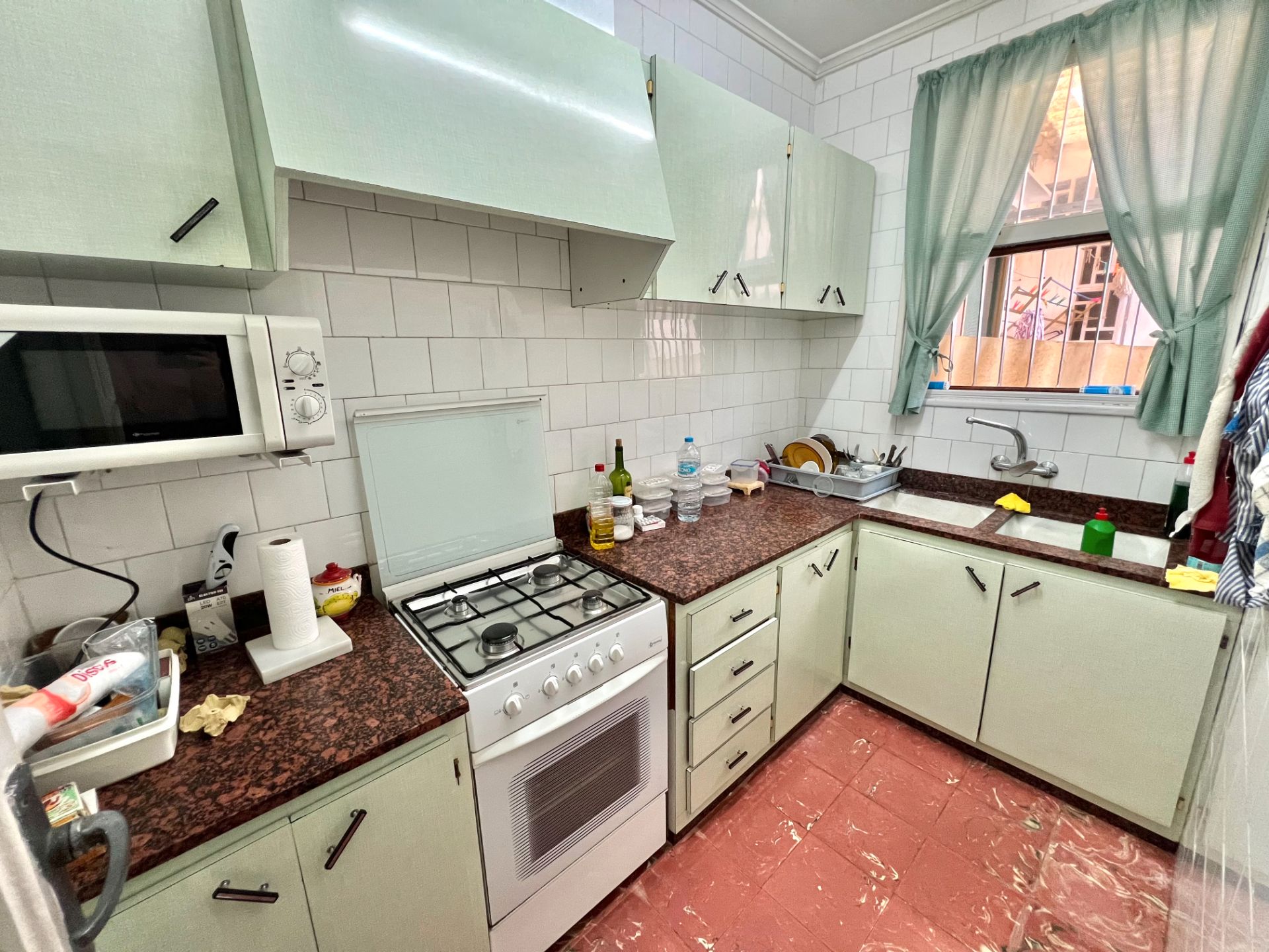 Cocina de Casa adosada en venta en Moncada con Terraza y Trastero