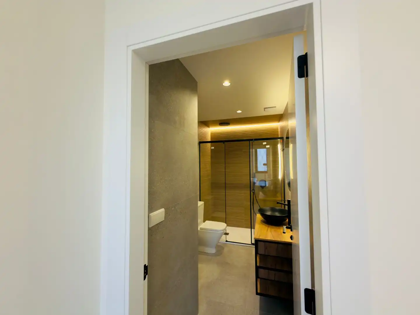 Badezimmer von Wohnung zur Miete in Bonrepòs i Mirambell mit Klimaanlage, Heizung und Möbliert