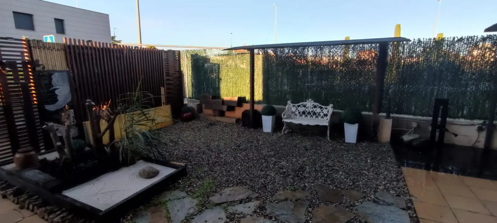 Terraza de Casa adosada en venta en Les Borges Blanques con Aire acondicionado, Jardín privado y Terraza