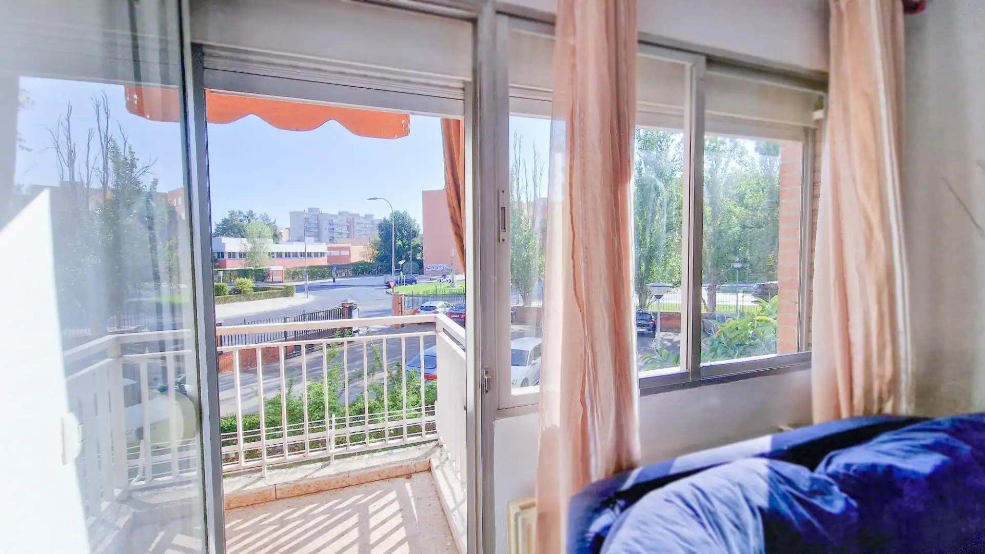 Schlafzimmer von Wohnung zur Miete in Badajoz mit Privatgarten, Möbliert und Balkon
