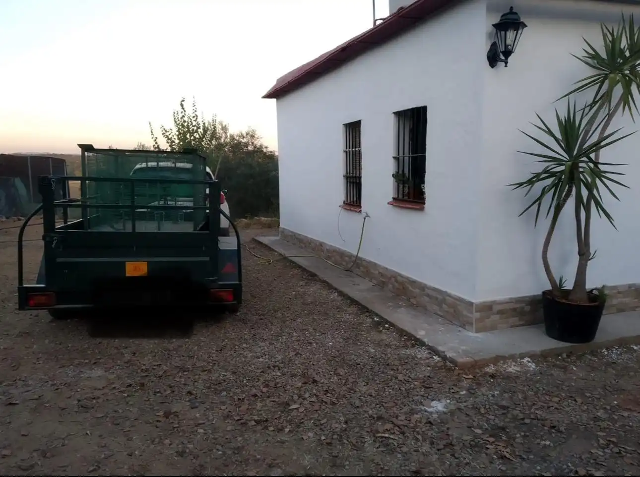 Vista exterior de Finca rústica en venda en Cantillana amb Terrassa
