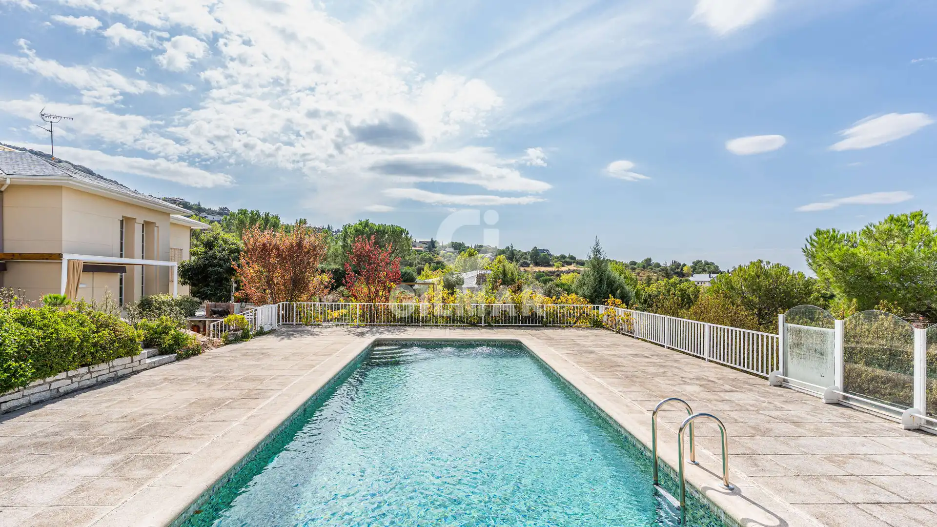 Swimming pool of Houses for sale in Collado Villalba  with Heating, Private garden and Swimming Pool