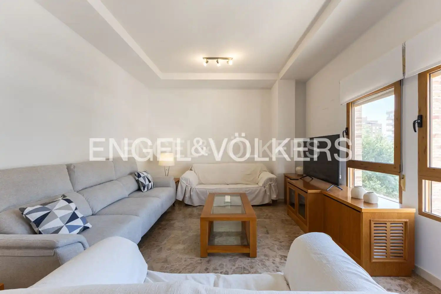 Sala de estar de Dúplex de alquiler en Alzira con Aire acondicionado, Calefacción y Terraza