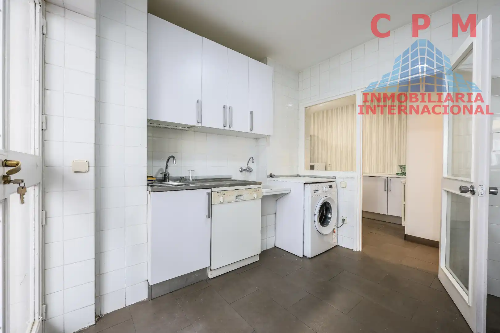 Cocina de Piso de alquiler en Madrid con Aire acondicionado, Calefacción y Parquet