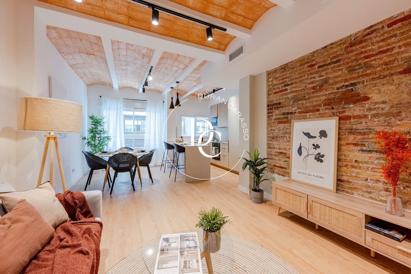 Sala de estar de Piso en venta en  Barcelona Capital con Aire acondicionado, Calefacción y Terraza