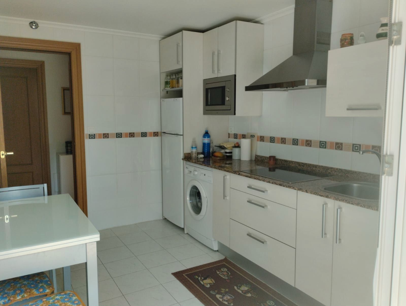 Kitchen of Flat for sale in Hazas de Cesto  with Heating, Terrace and Furnished