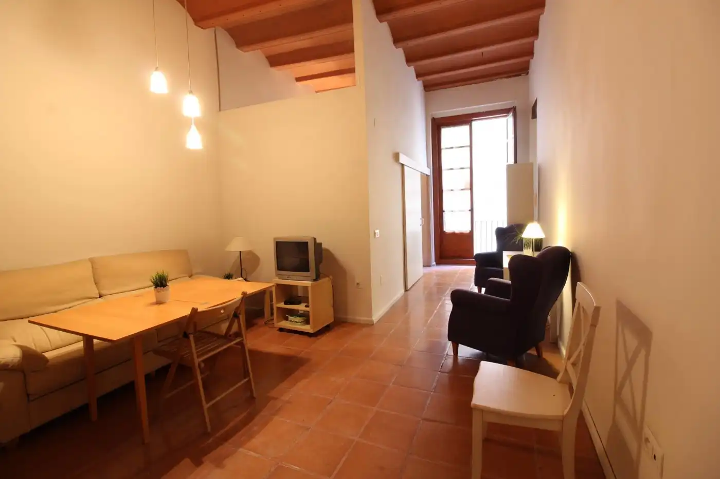 Sala de estar de Piso en venta en Valencia con Amueblado y Balcón