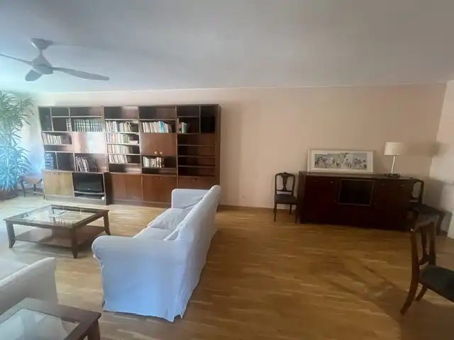 Wohnzimmer von Wohnung zur Miete in Sant Cugat del Vallès mit Klimaanlage, Heizung und Parkett