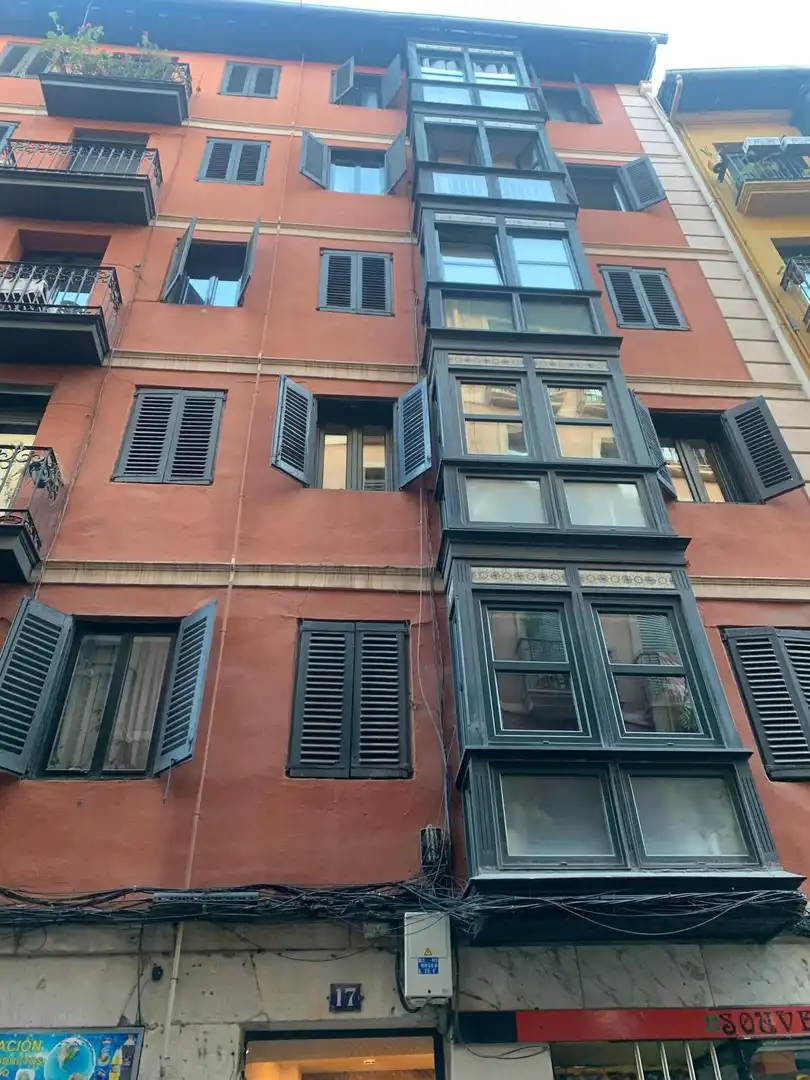Vista exterior de Pis de lloguer en Bilbao  amb Calefacció i Moblat
