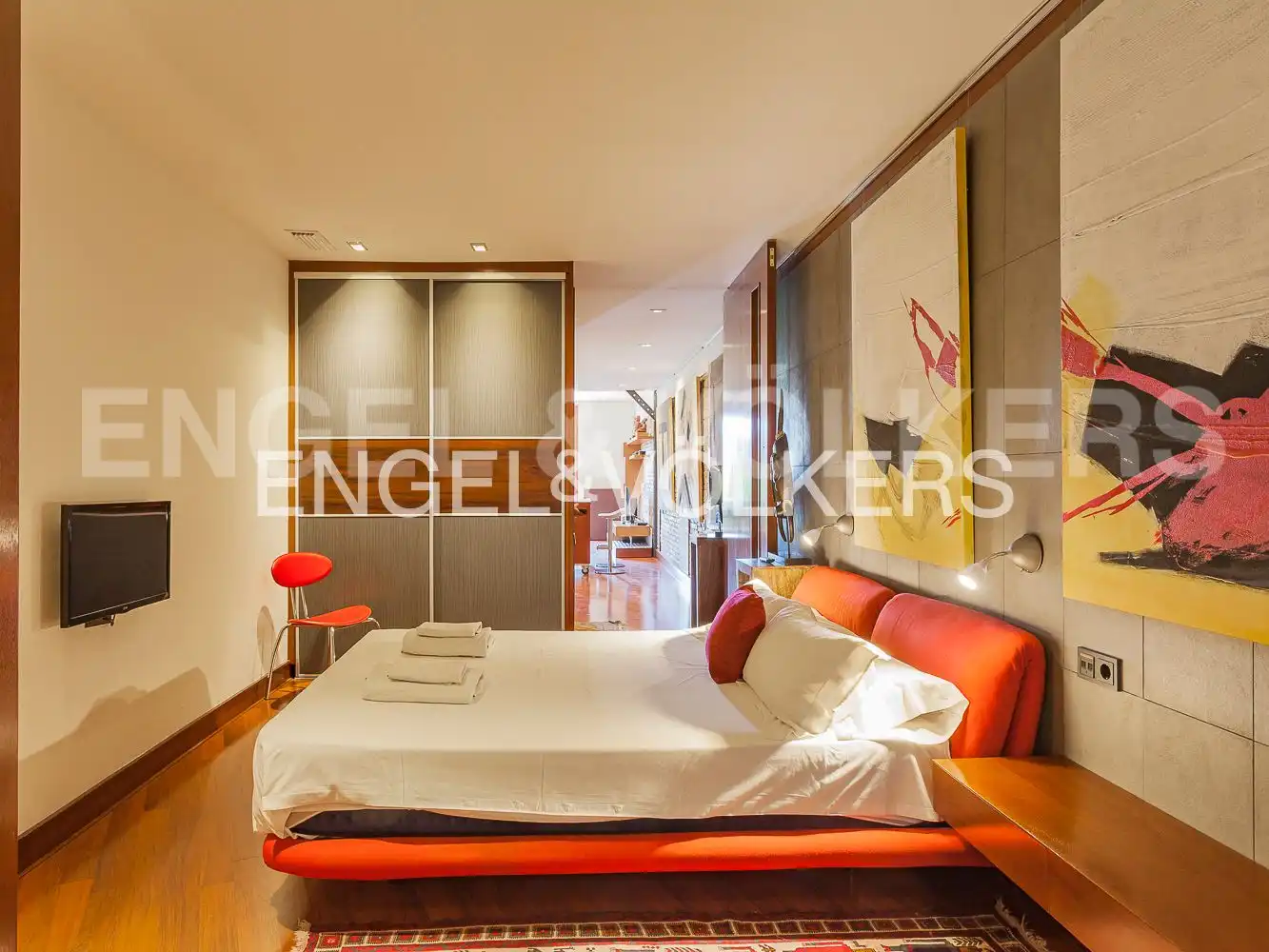 Schlafzimmer von Wohnung zum Verkauf in Eixample